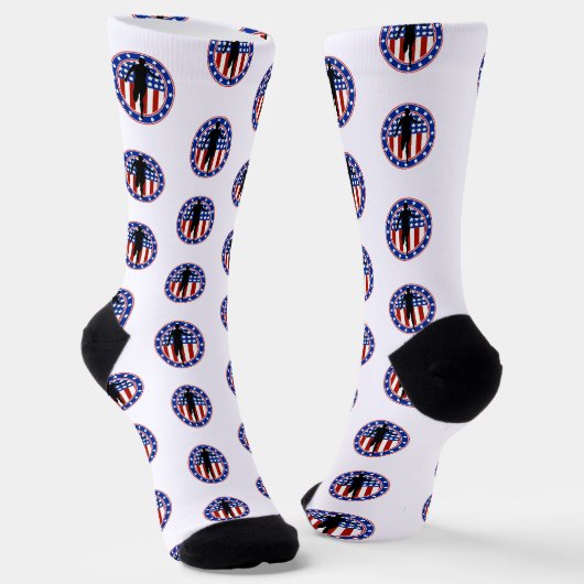 Chaussette USA Patriotic MARATHON / REPOS (Angulaire)
