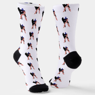 Chaussette USA Patriotique Martial Arts JUDO