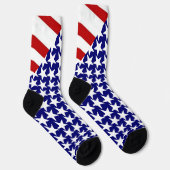 Chaussette USA Stars and Stripes Patriotic (Droite)