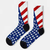 Chaussette USA Stars and Stripes Patriotic (Gauche)