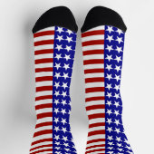 Chaussette USA Stars and Stripes Patriotic (Haut)