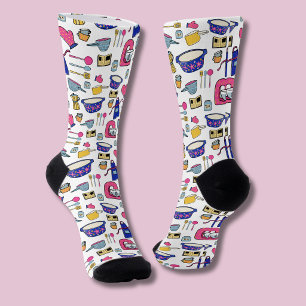 Chaussette Ustensiles de cuisine lumineux Chef Gâteau Boulang