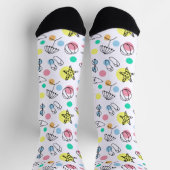 CHAUSSETTE VACANCES BEACH MOTIF SOCKS (Haut)