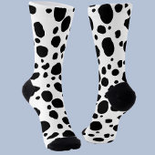 Chaussette Vache amusante Imprimer Zones occidentales Motif N