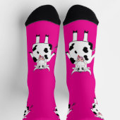 Chaussette vache caricaturale (Haut)