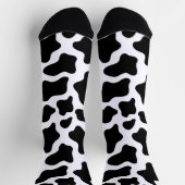 Chaussette Vache Imprimer Cute Motif animal de ferme (Haut)