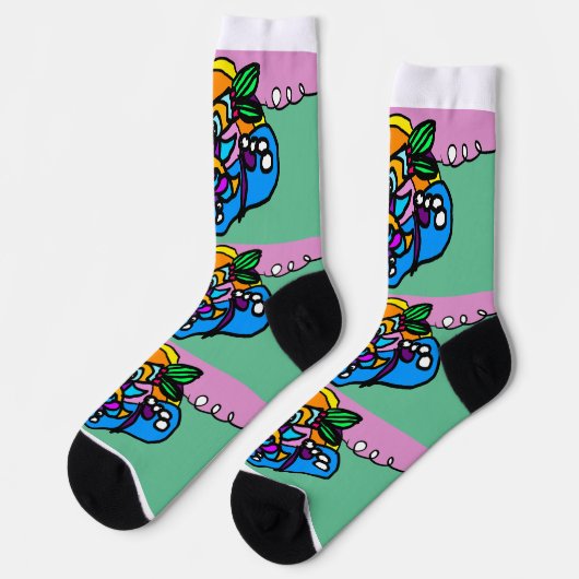 Chaussette Vague de dauphin (Gauche)