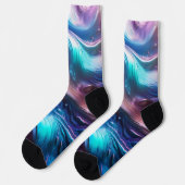 Chaussette Vagues Colorées (Gauche)