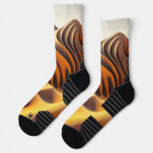 Chaussette Vagues d'or (Gauche)