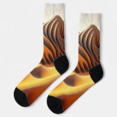 Chaussette Vagues d'Or (Gauche)