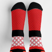 Chaussette Valentine Crazy Motif All-Over-Print Socks (Haut)