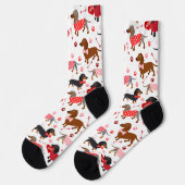 Chaussette Valentine Dachshund (Gauche)