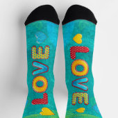 Chaussette Valentine Fun 3D Mix and Match (Haut)