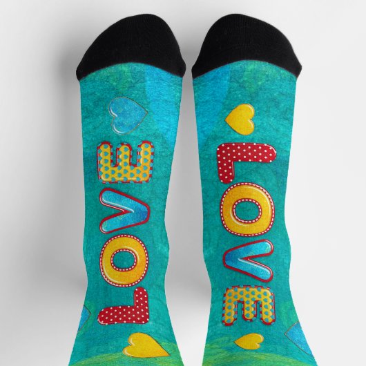 Chaussette Valentine Fun 3D Mix and Match (Haut)