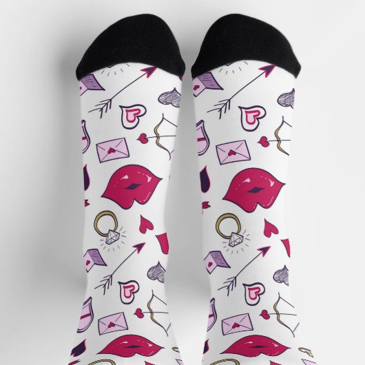 Chaussette Valentine's Day  (Haut)