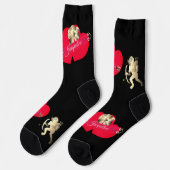 Chaussette Valentine's Day Cupid Crew Socks (Gauche)