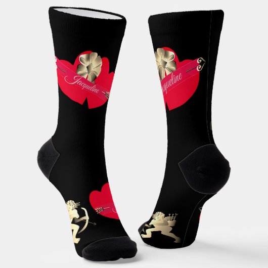 Chaussette Valentine's Day Cupid Crew Socks (Angulaire)