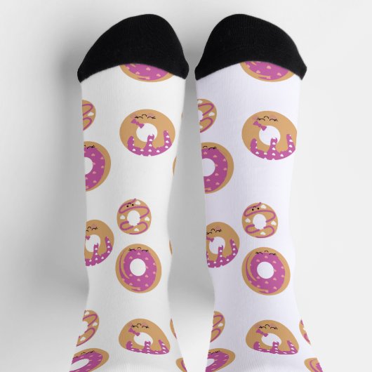 Chaussette Valentines Day Donuts Snack (Haut)