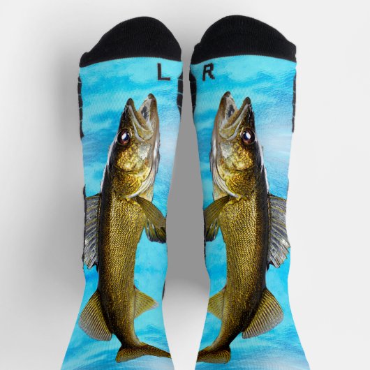 Chaussette Valleye Pike et Blue Water Socks (Haut)