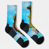 Chaussette Valleye Pike et Blue Water Socks (Droite)