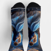 Chaussette Valse du soir enchantée (Haut)