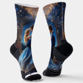 Chaussette Valse du soir enchantée (Angulaire)