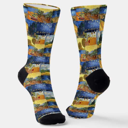 Chaussette Van Gogh Dream Peintures Chaussettes d'art (Angulaire)