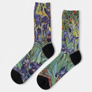 Chaussette Van Gogh Irises Peinture impressionniste