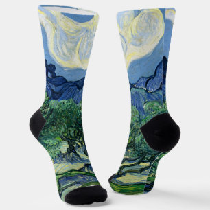 Chaussette Van Gogh Les Oliviers Paysage Peinture
