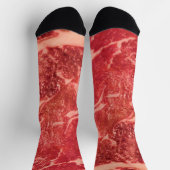 Chaussette Vapeur de Ribeye de viande crue (Haut)