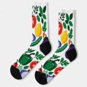 Chaussette Vegetable pattern (Gauche)