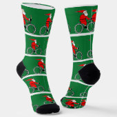 Chaussette Vélo Noël cyclisme (Angulaire)