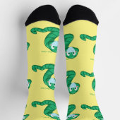 Chaussette Ver Kawaii Worm Thunder_Cove (Haut)