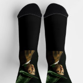 Chaussette Vermeer Pearl Écouter Clover St Patrick's Day (Haut)