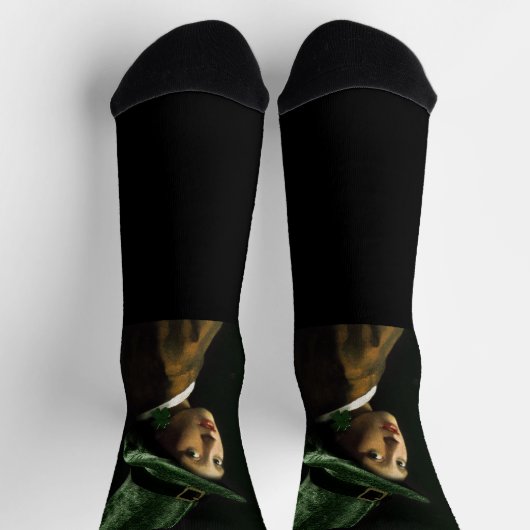 Chaussette Vermeer Pearl Écouter Clover St Patrick's Day (Haut)