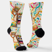 Chaussette Verre à shot de soirée Rave (Angulaire)