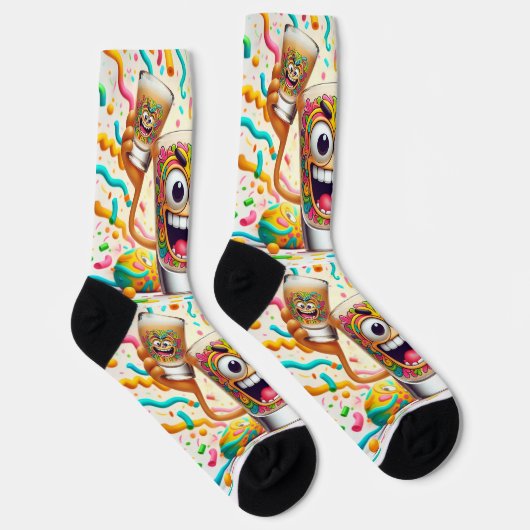 Chaussette Verre à shot de soirée Rave (Droite)