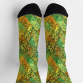 Chaussette Verre coloré géométrique décoratif moderne (Haut)