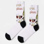Chaussette Verres de SlipperyJoe Verres de raisins fermentés  (Gauche)