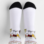 Chaussette Verres de SlipperyJoe Verres de raisins fermentés  (Haut)