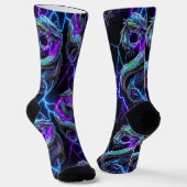 Chaussette Verset Quantum - Chaussettes Dragon Électrique (Angulaire)