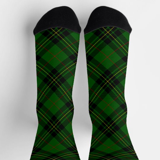 Chaussette vert écossais Forbes noir (Haut)