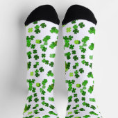 Chaussette Vert Kelly «Shamrocks Falling» (Haut)