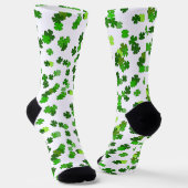 Chaussette Vert Kelly «Shamrocks Falling» (Angulaire)