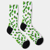 Chaussette Vert Kelly «Shamrocks Falling» (Droite)
