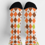 Chaussette Vibes du milieu du siècle - Chaussettes d'équipage (Haut)