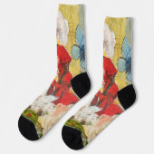 Chaussette Victorian Lady Woman Fun Carriage (Gauche)