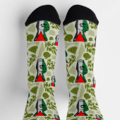 Chaussette Victory Sign Hand Resistance Red Triangle Symbol (Haut)