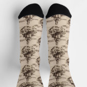 Chaussette Vierge et Enfant dans les Nuages (Haut)