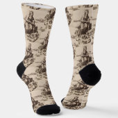 Chaussette Vierge et Enfant dans les Nuages (Angulaire)